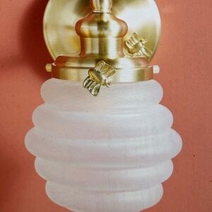 Anthropologie Bumblebee Plugged Sconce